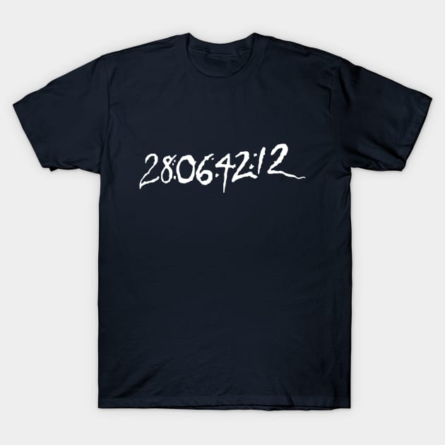 Donnie Darko Numbers T-Shirt by RedYolk